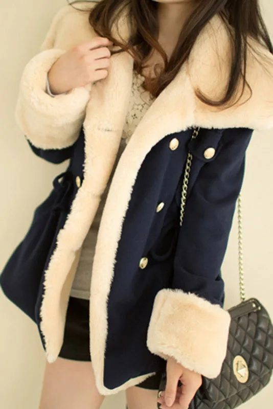 Double Breasted Hooded Outswear