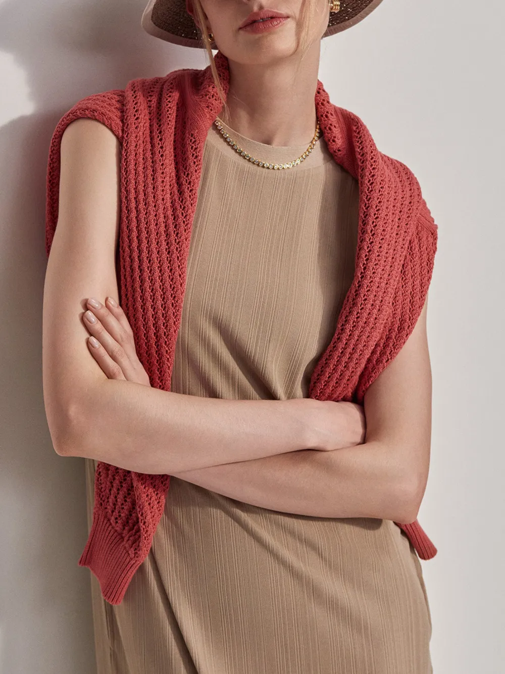 Satin Sleeveless Midi Dress