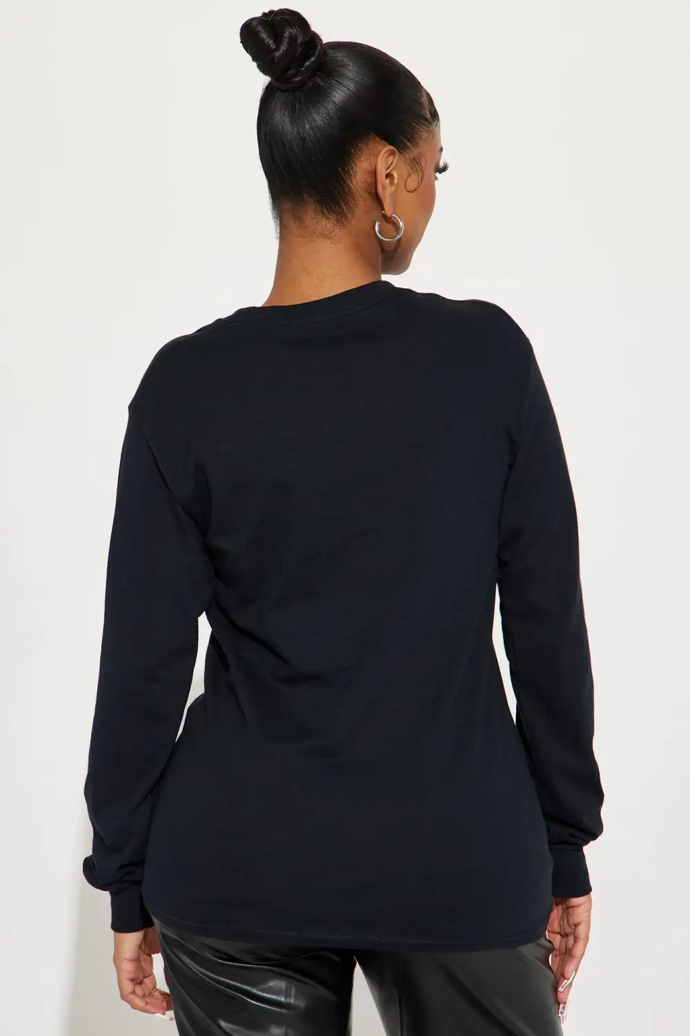 Paradise City Long Sleeve Sleeve Tee - Black