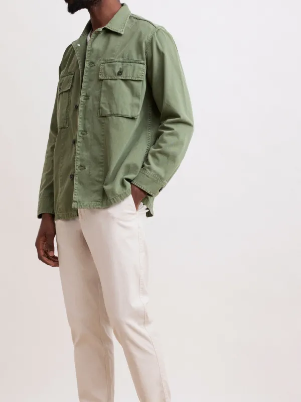 Men's Army Green Cotton Jacket
