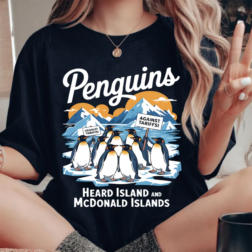 with slogans against adding tariffs T-shirts