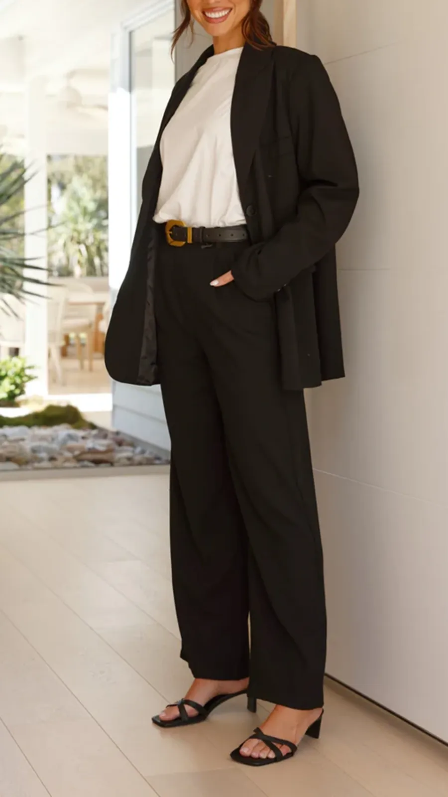 Comfortable Simple Suit Jacket