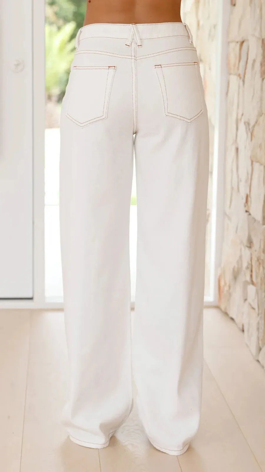 Relaxed Fit Non-Stretch Jeans