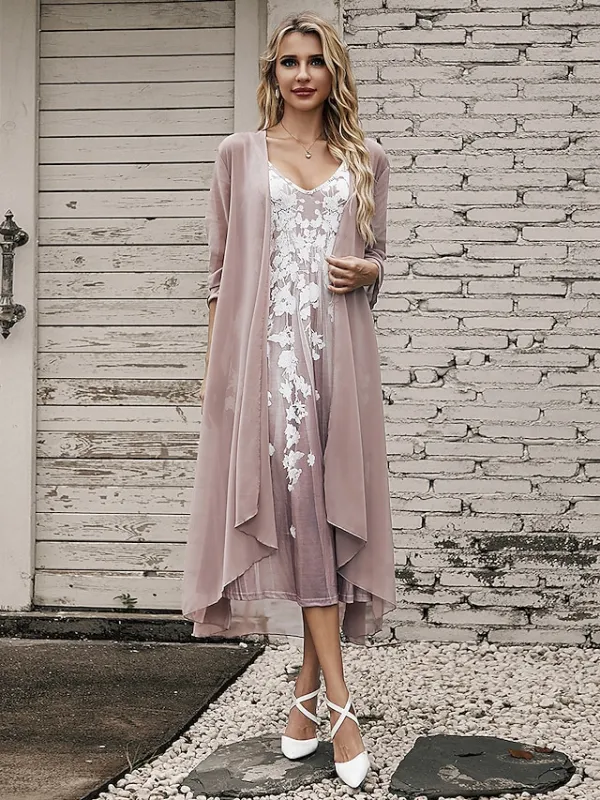 Women's Casual Dress Dress Set Two Piece Dress Long Dress Maxi Dress Purple Brown Green Half Sleeve Flower Print Summer Spring V Neck Fashion Vacation 2023 S M L XL XXL 3XL