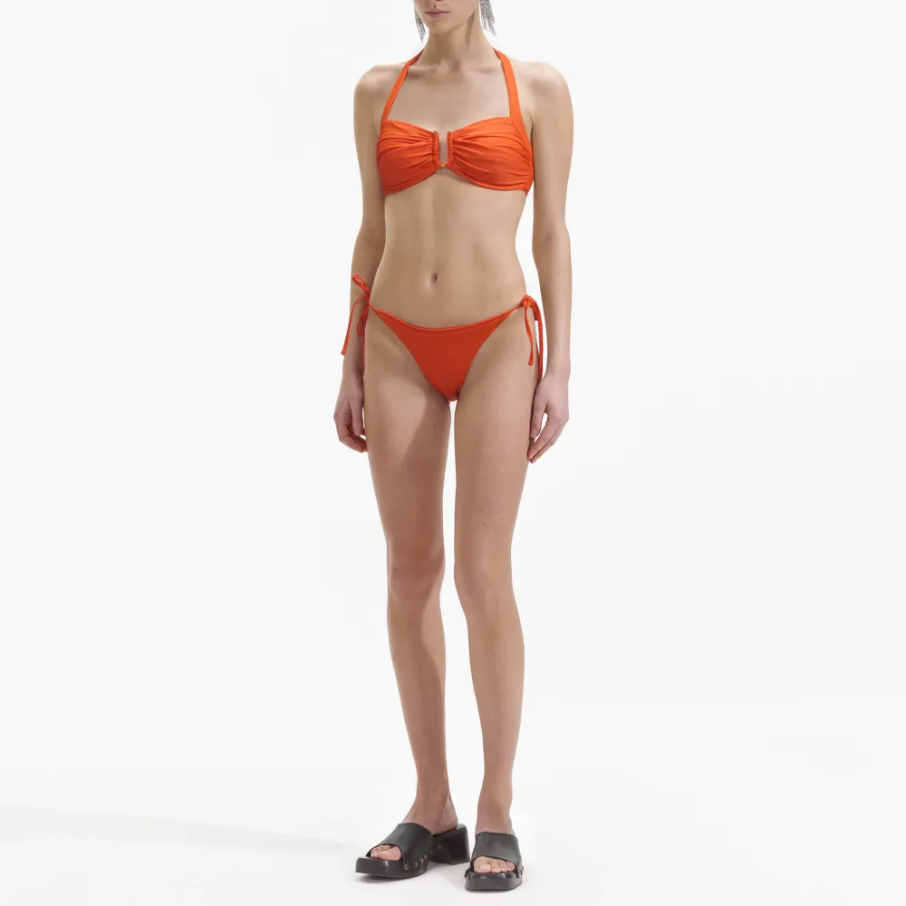 Orange Bikini Top