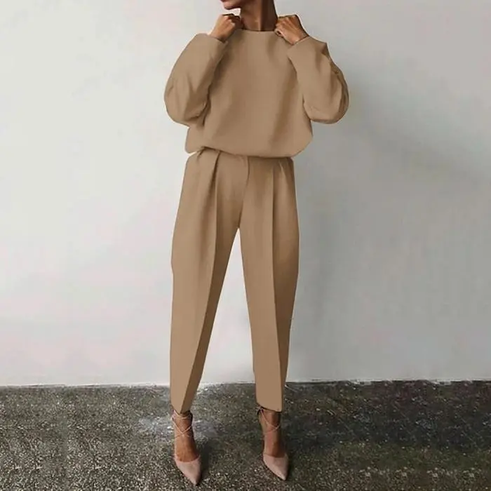 Women Solid Casual Suit Sets