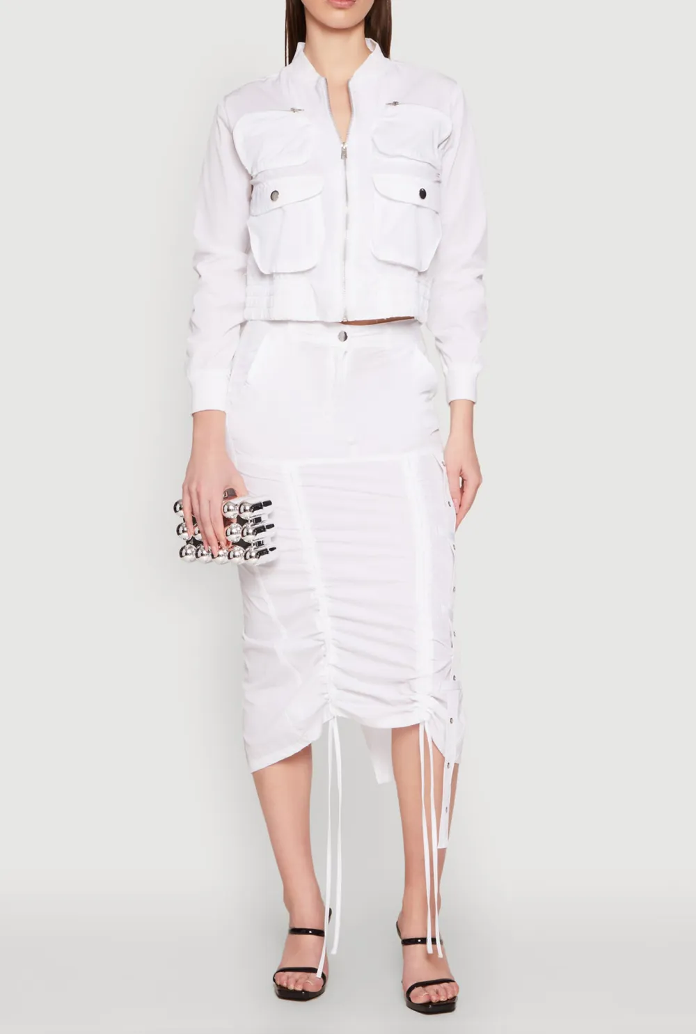 Stand Up Collar Windbreaker Jacket