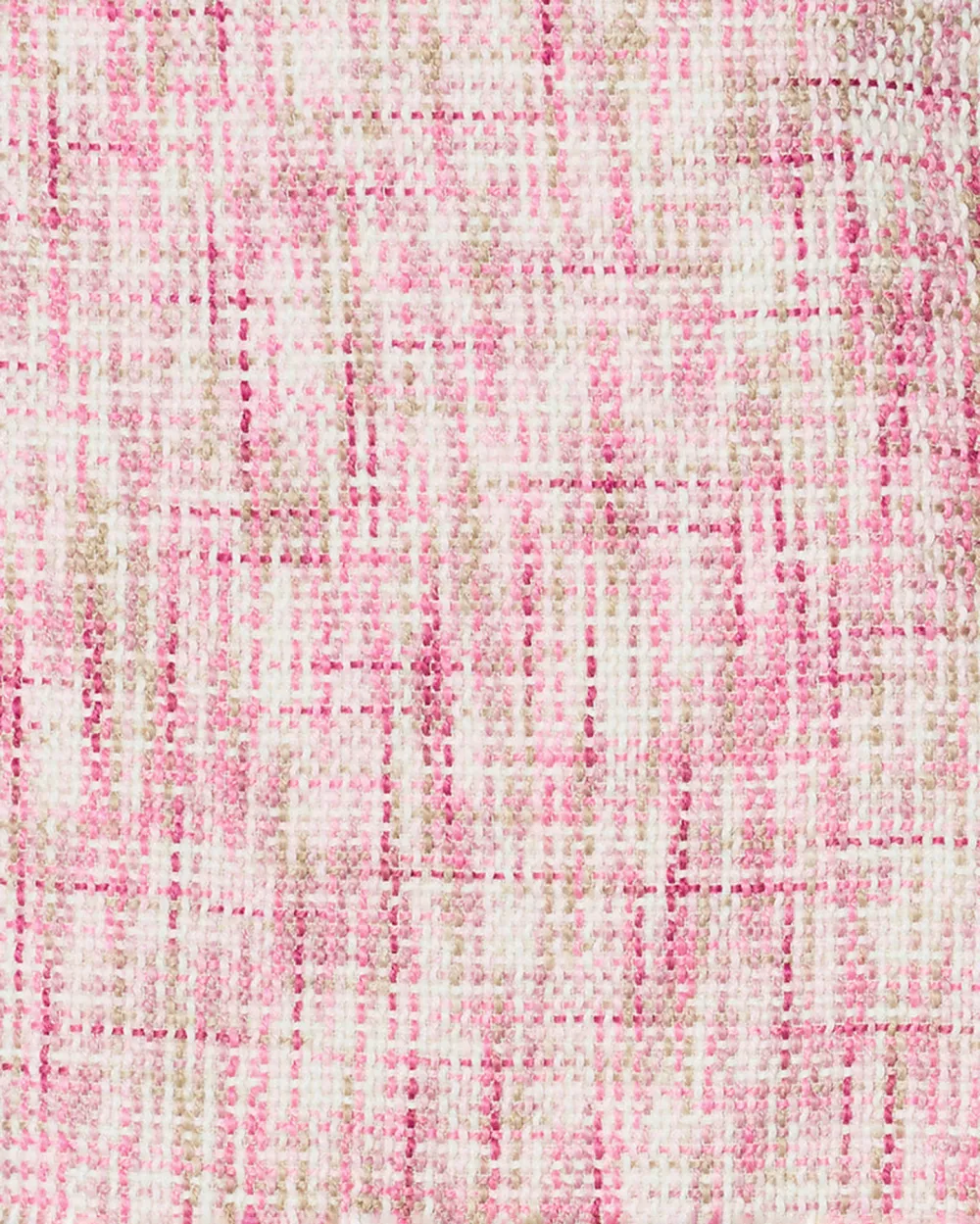 Tweed Single Breasted Long Coat