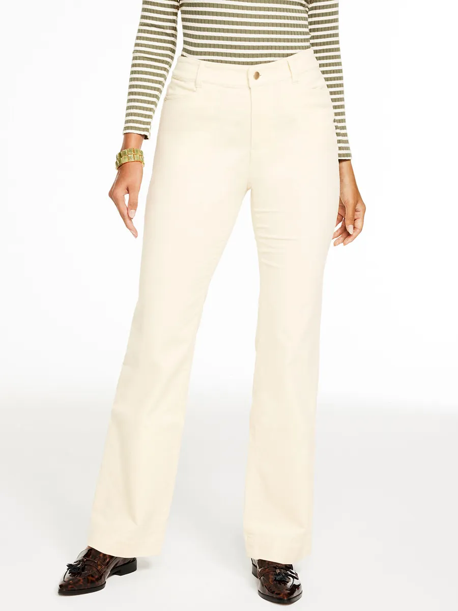 Women'S Corduroy High-Waisted Flared Pants