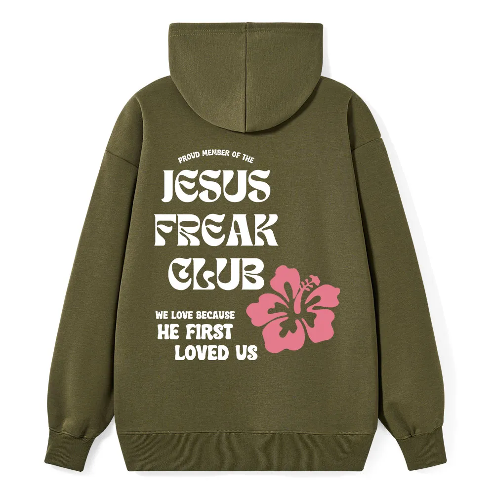 Jesus Freak Club Classic Christian Hoodie
