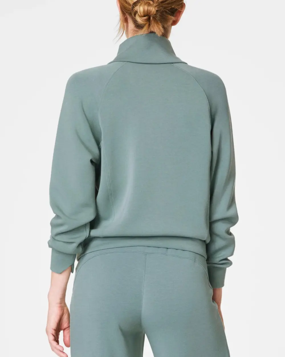 Half-Zip Loose Long-Sleeved Sweatshirt