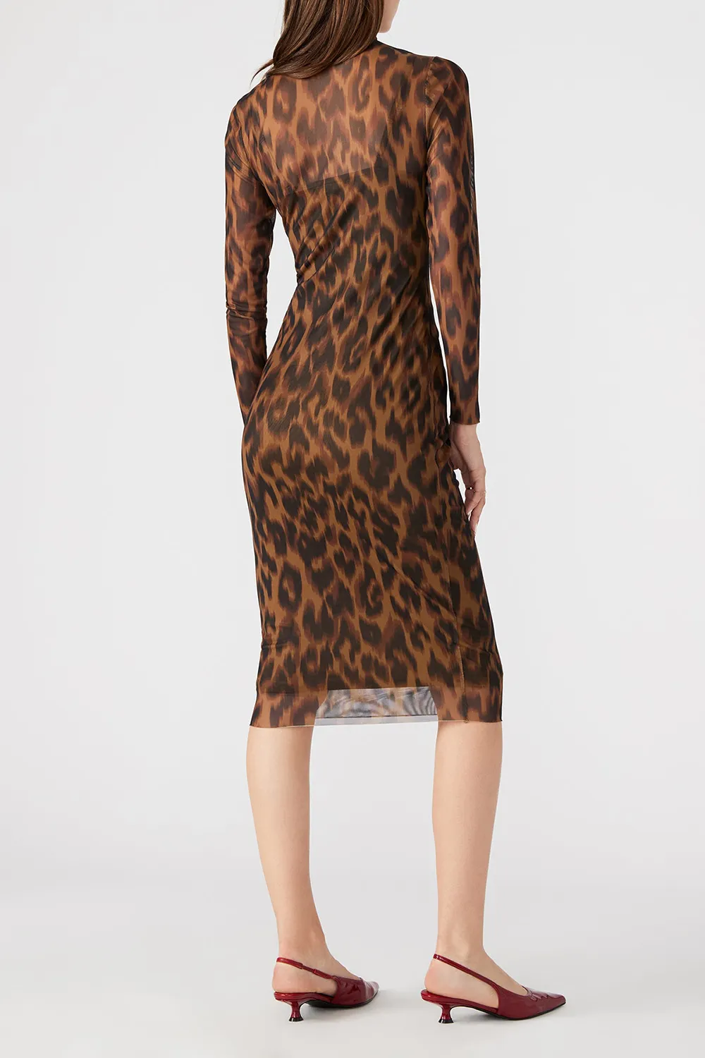EFFORTLESS DRESS LEOPARD
