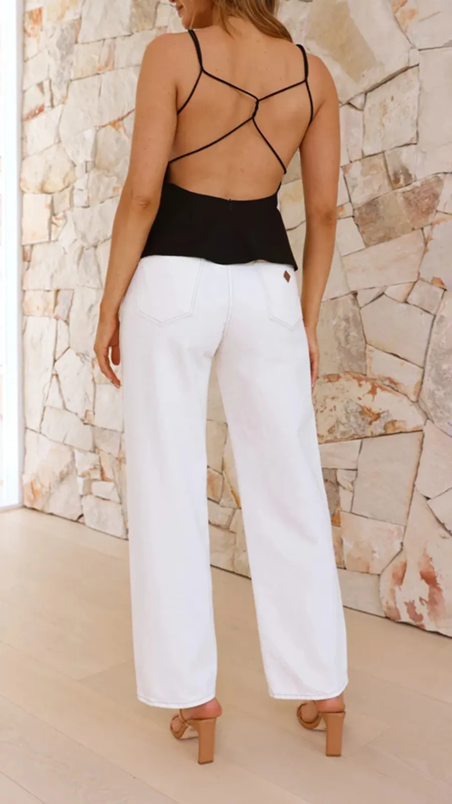 Sexy Back Cross-String Top