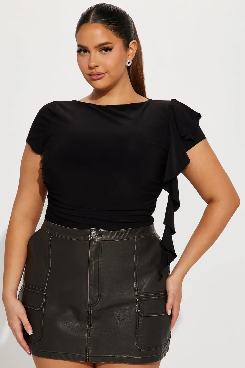 Foreign Love Bodysuit - Black