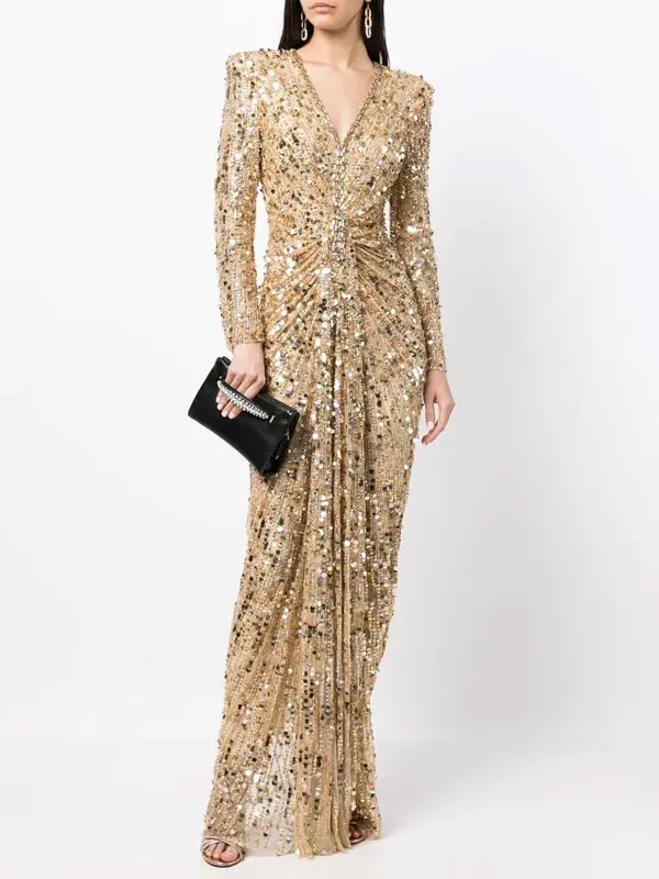 temperament sequin delicate ladies dress