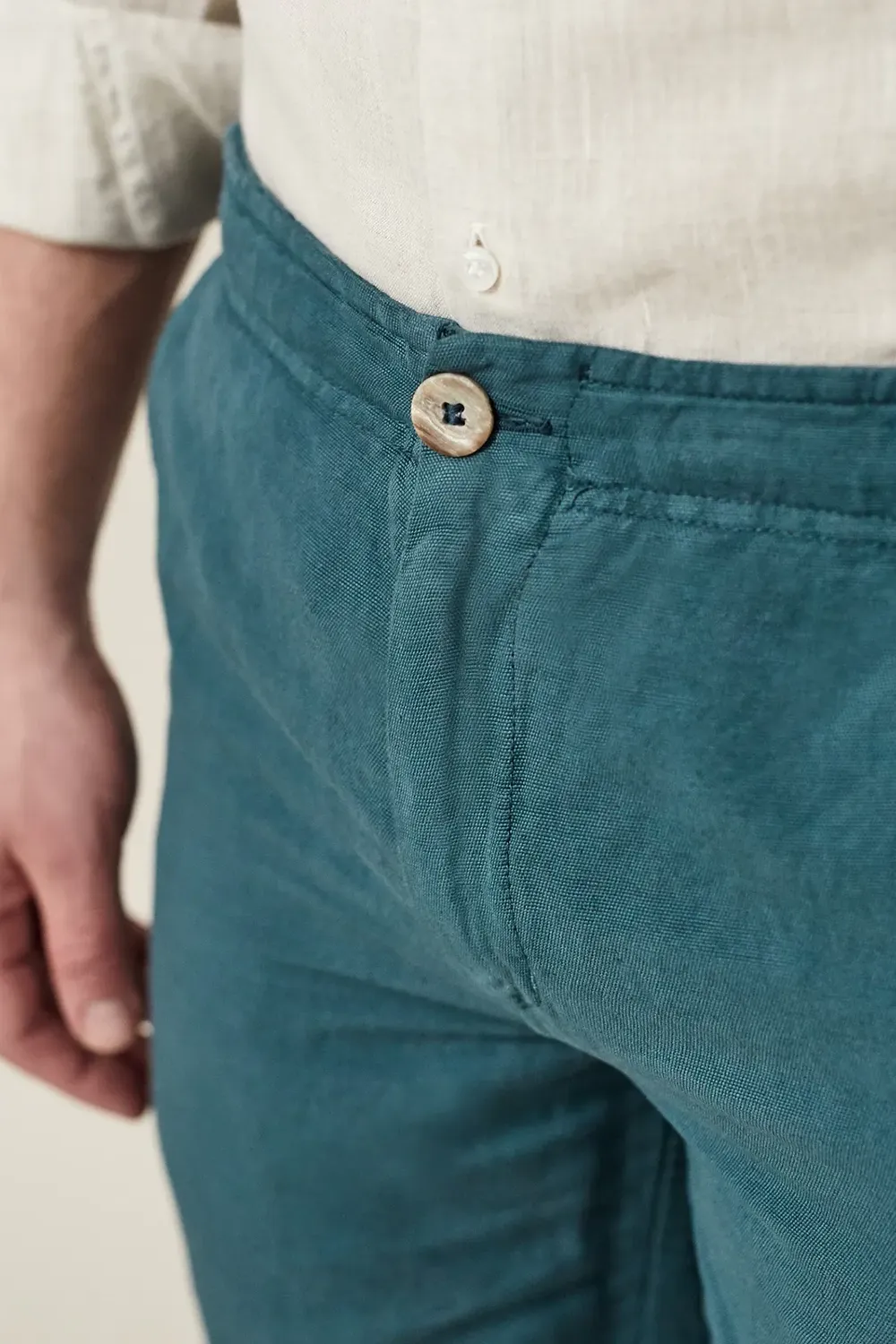 Contemporary Styled Button Shorts