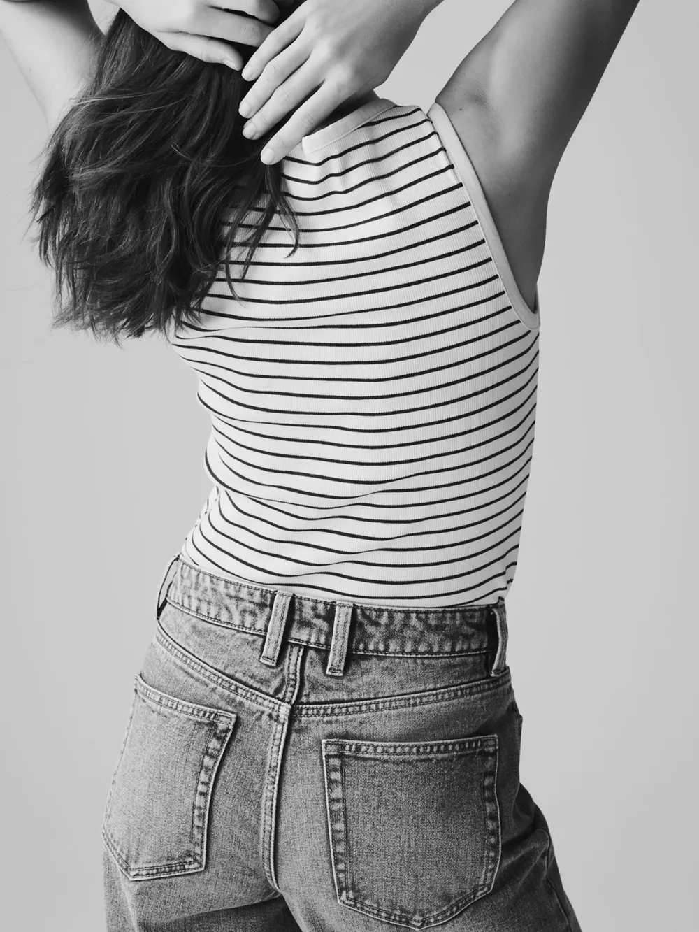 Ribbed Henley Tank Top Set 4 Pieces