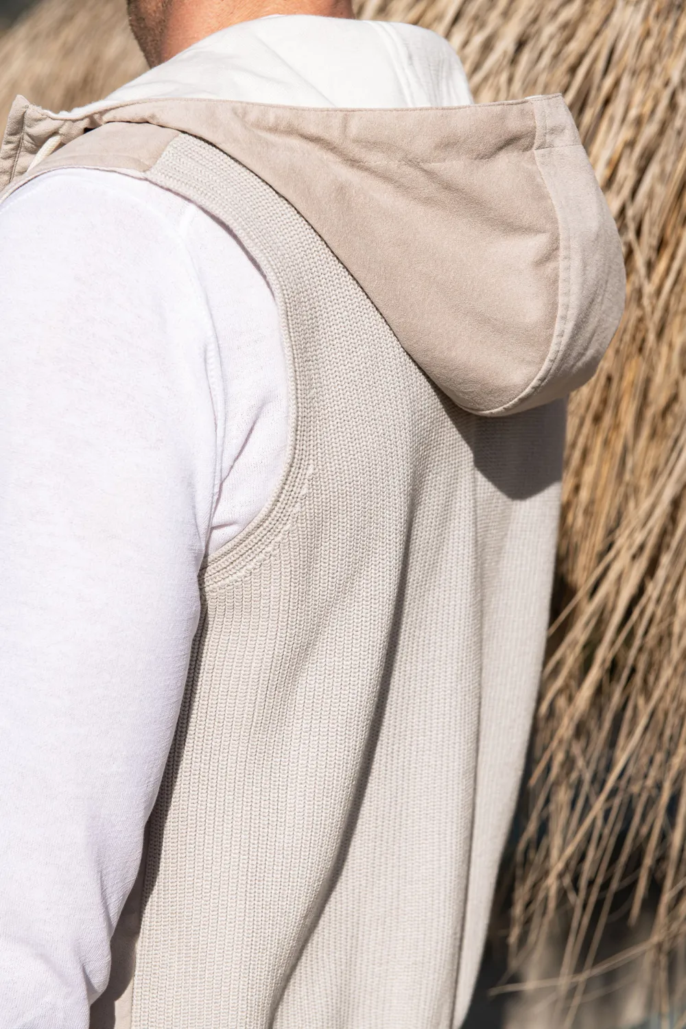 Sand  Hooded Vest