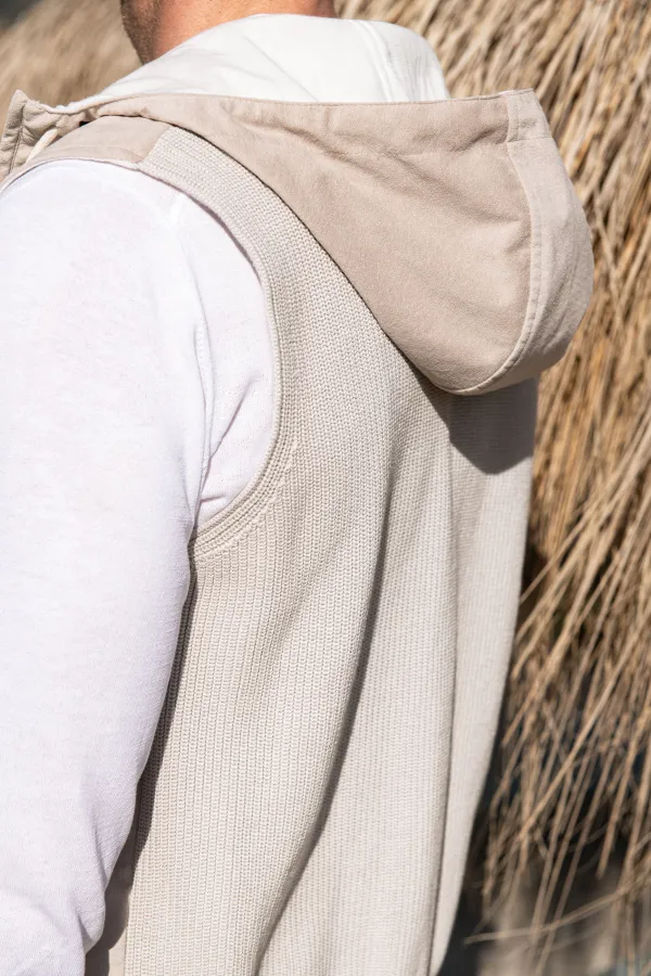 Sand  Hooded Vest