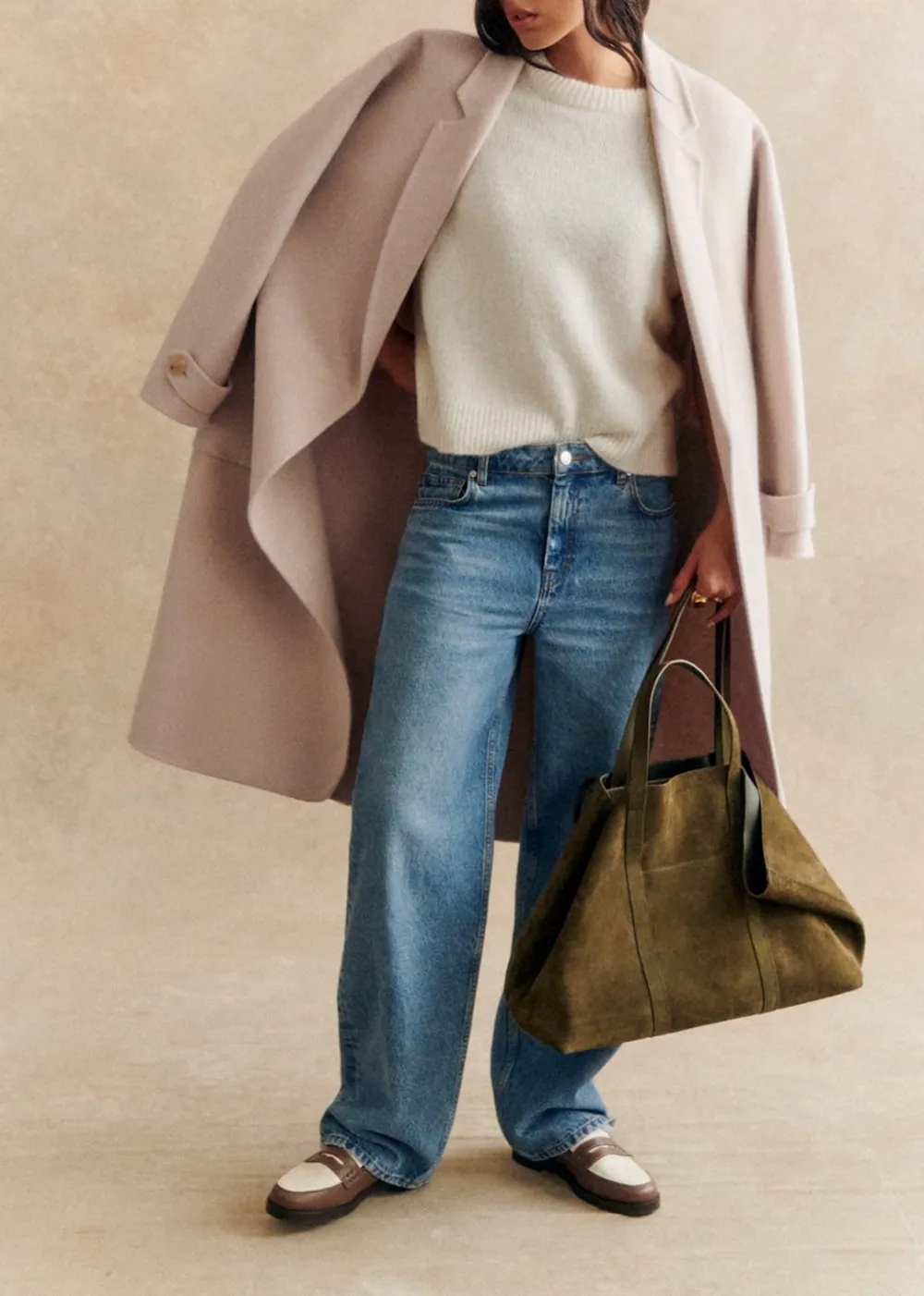 Long Double-Sided Wool Coat