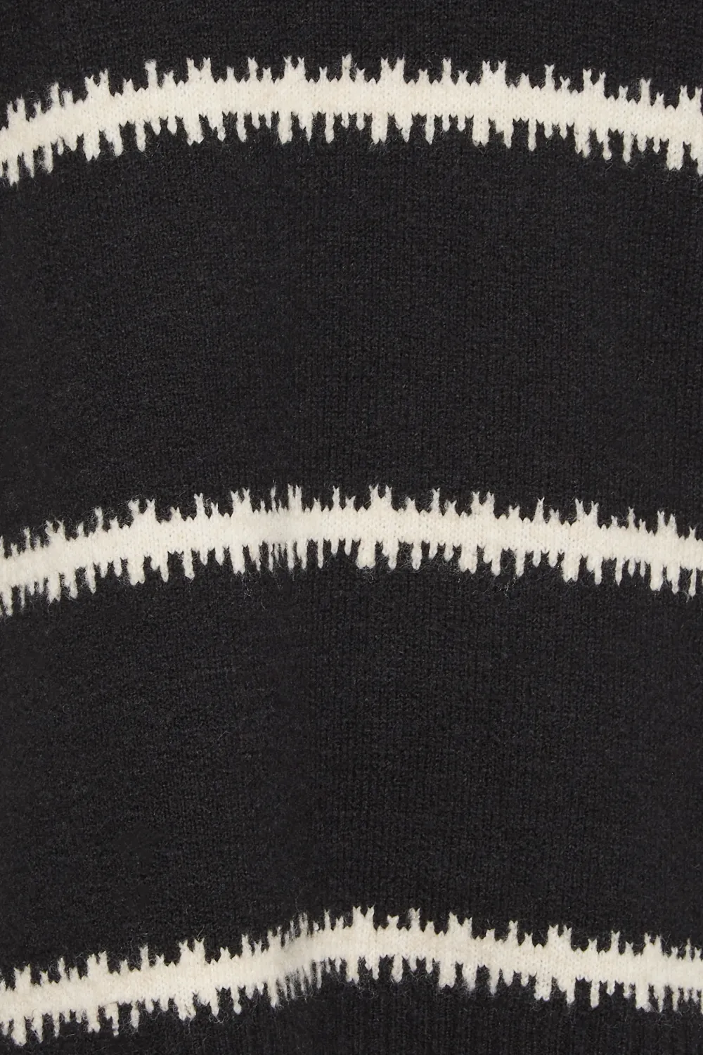 M&Co Black Blurred Stripe Jumper