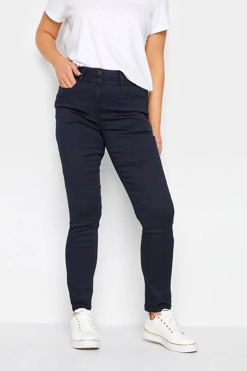 M&Co Indigo Blue Lift & Shape Slim Leg Jeans