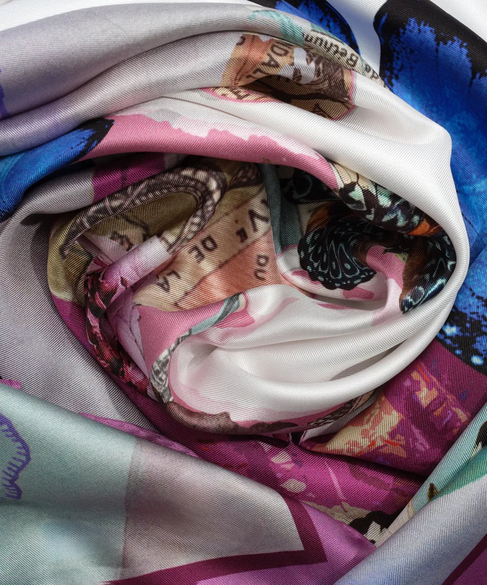 Multicolor Casual Style Square Scar