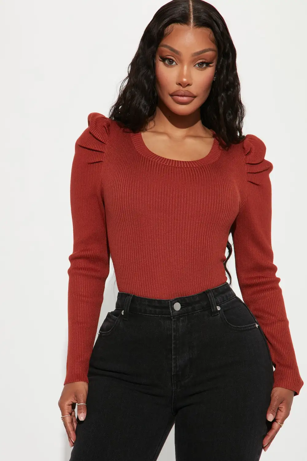 Real Love Sweater - Rust