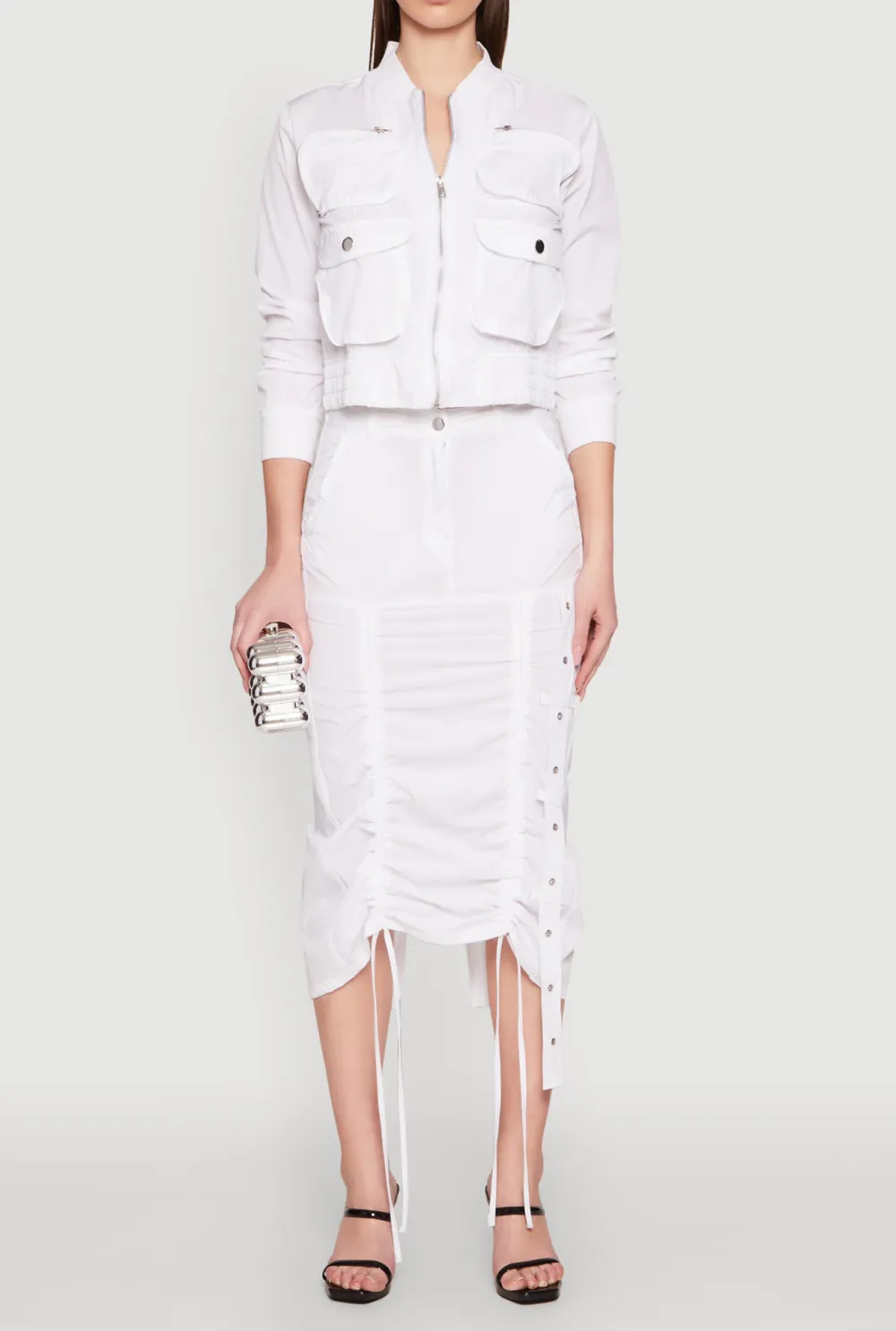 Stand Up Collar Windbreaker Jacket