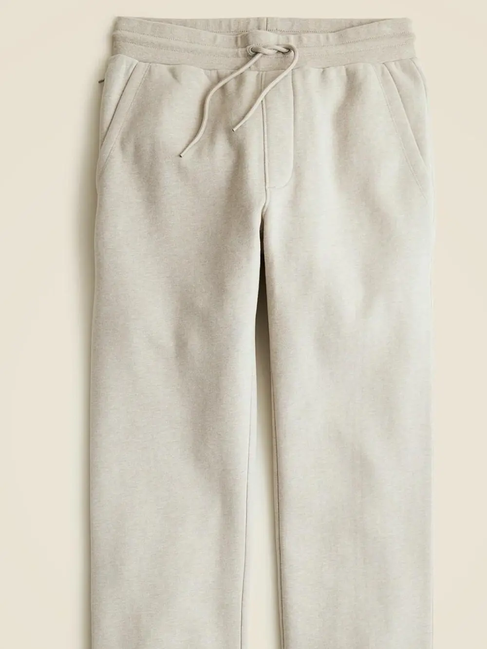 Beige Drawstring Men's Sweatpants