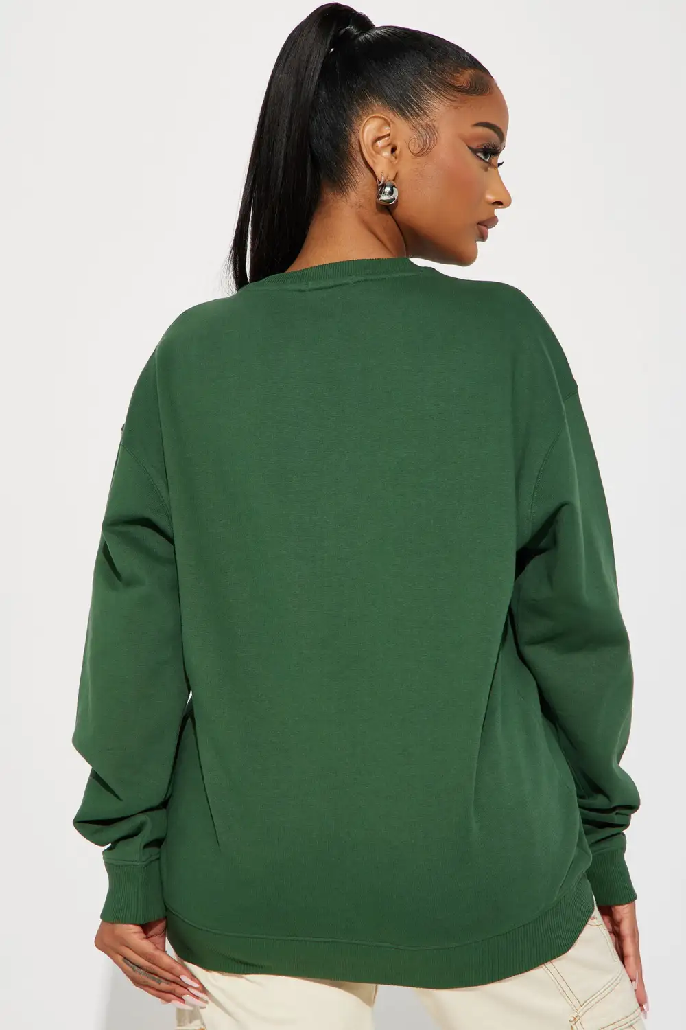 New York High Density Screen Sweatshirt - Hunter