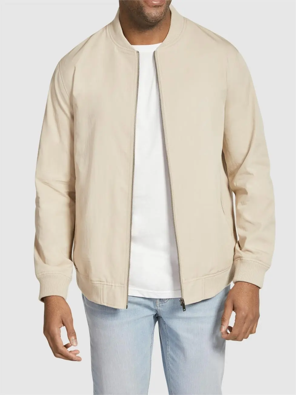 CASUAL ZIP UP BOMBER JACKET
