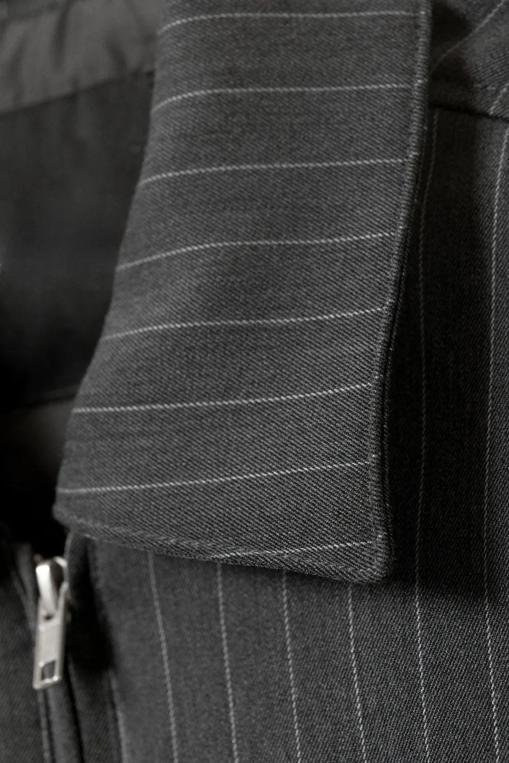 Striped Zip Up Jacket