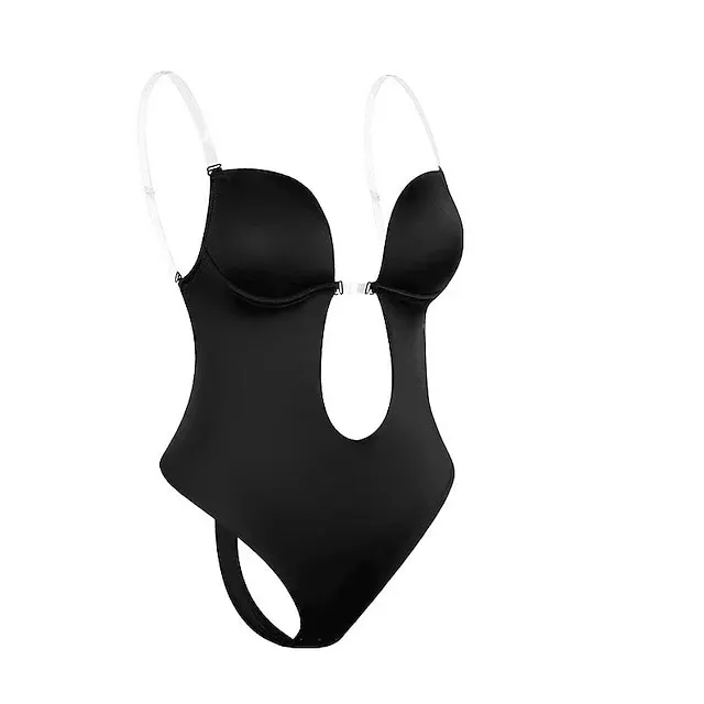 Corset Women's Bodysuits Wedding Party Party & Evening Club Black Beige Spandex Sport Overbust Corset Backless Tummy Control Push Up Pure Color Fall Winter