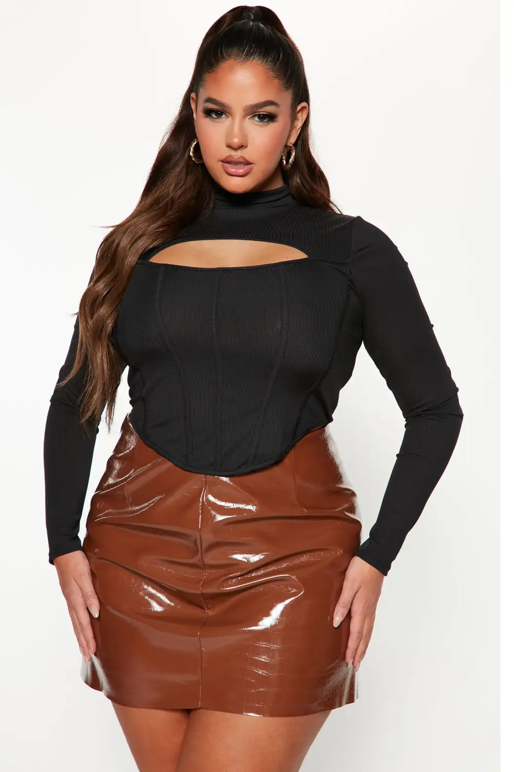 Carrie Corset Top - Black