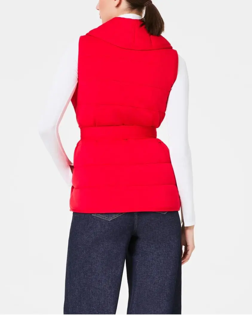 Plain Casual Puffy Vest