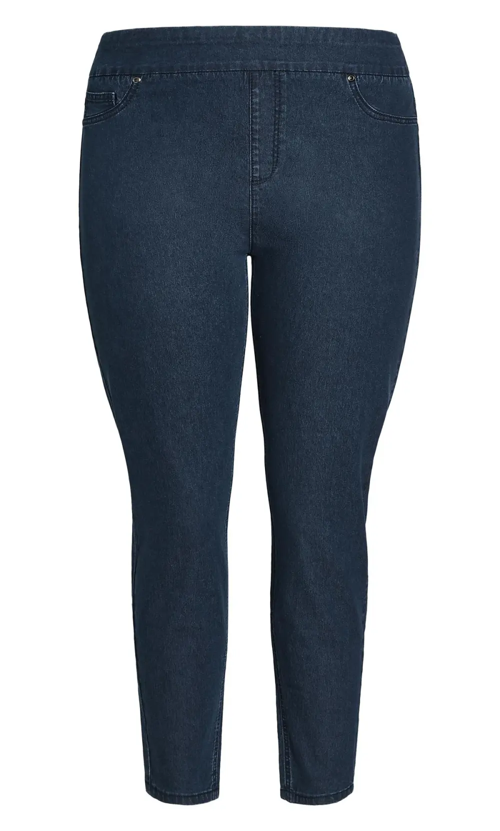 Evans Indigo Blue Denim Straight Leg Jeans