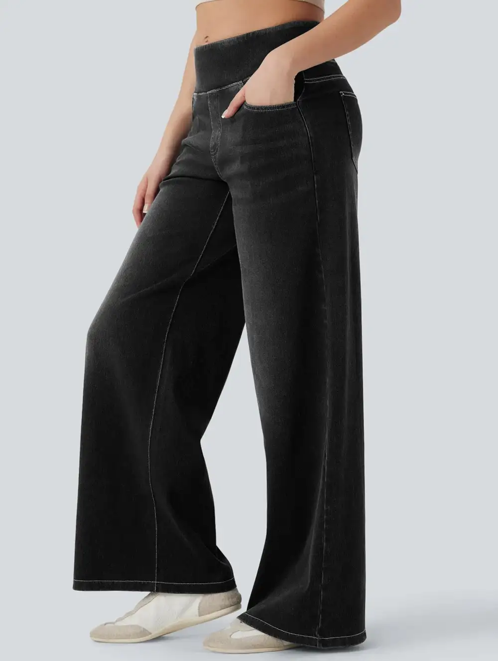 High Waisted Stretch Slim-Fit Jeans