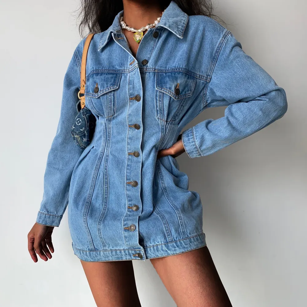 Slim Long Sleeves Denim Dress