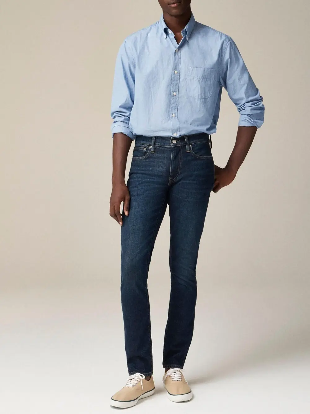 Dark Blue Slim Fit Men's Jeans