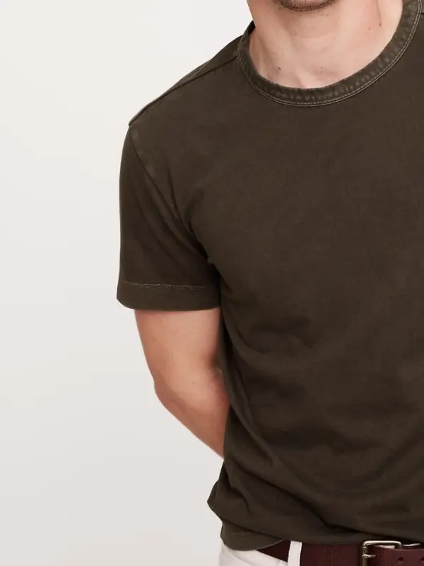 Men's Brown Slim Fit Soft Cotton T-Shirt