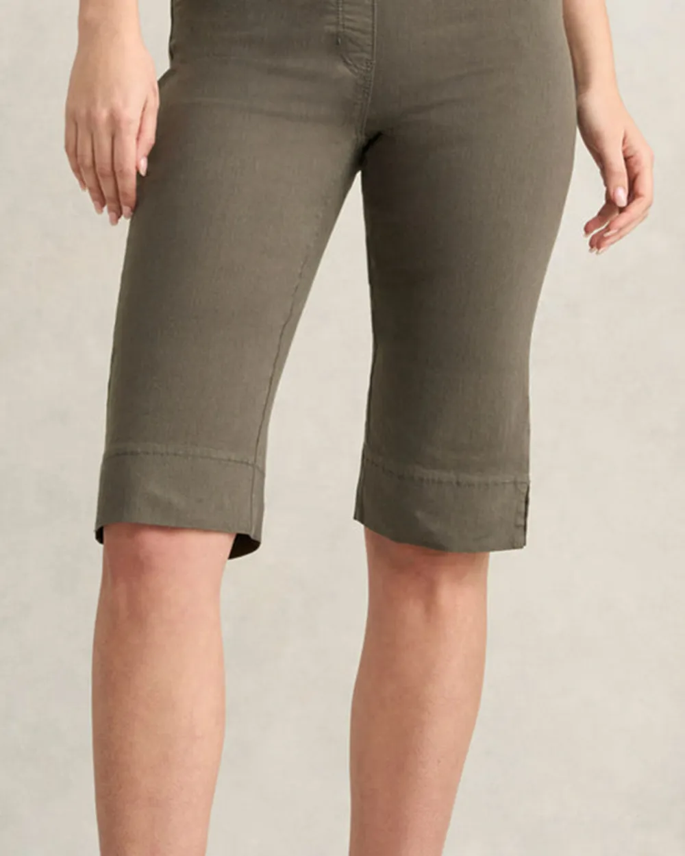 Twill Knee Length Shorts