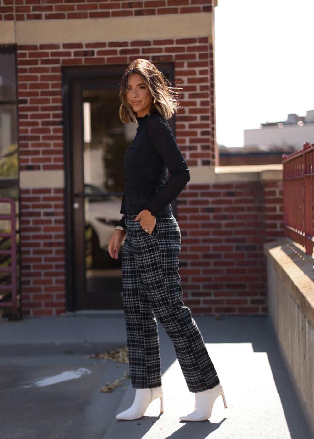 Plaid To Impress Pants