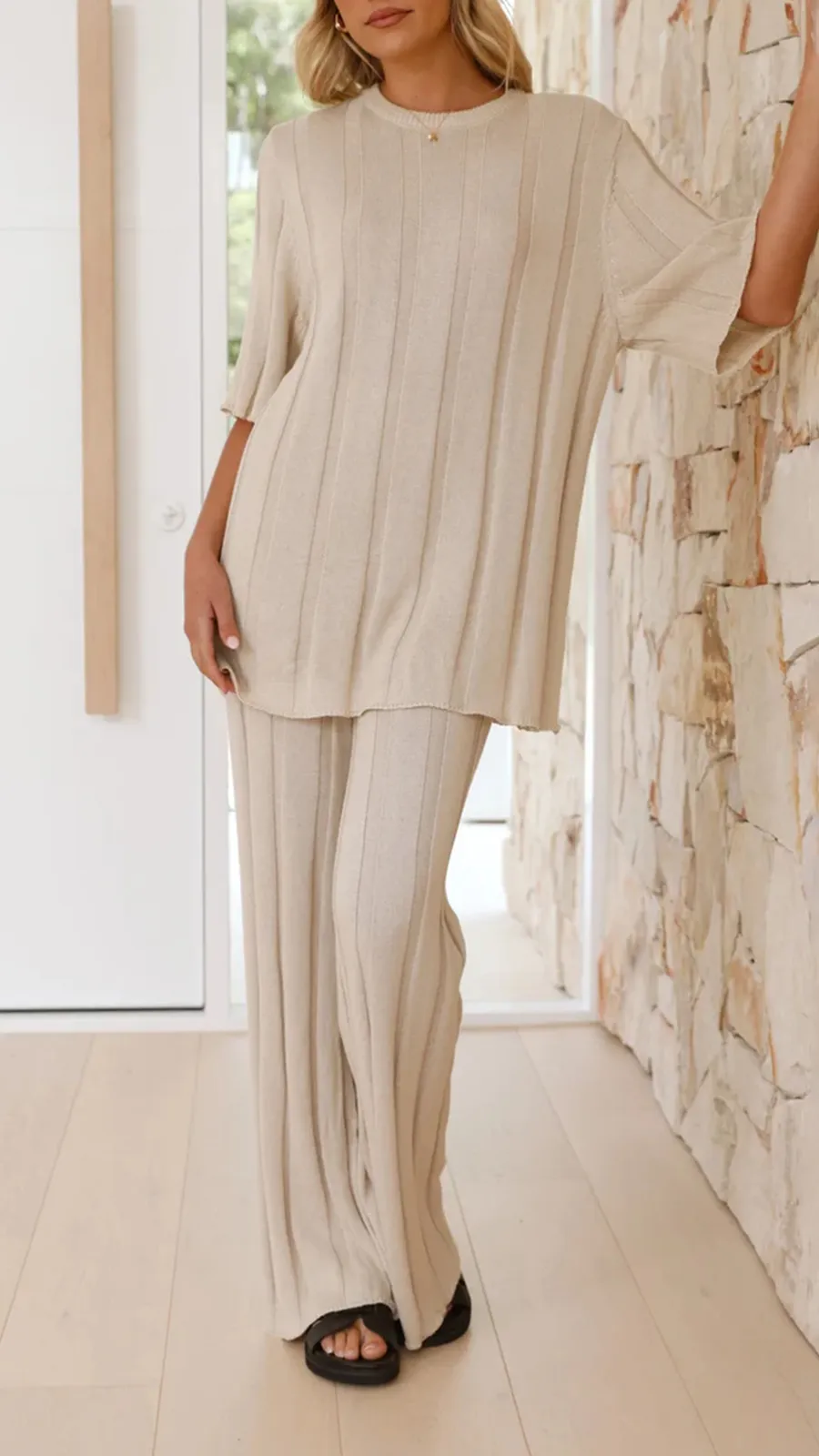 Knitted Heavy Drape Top