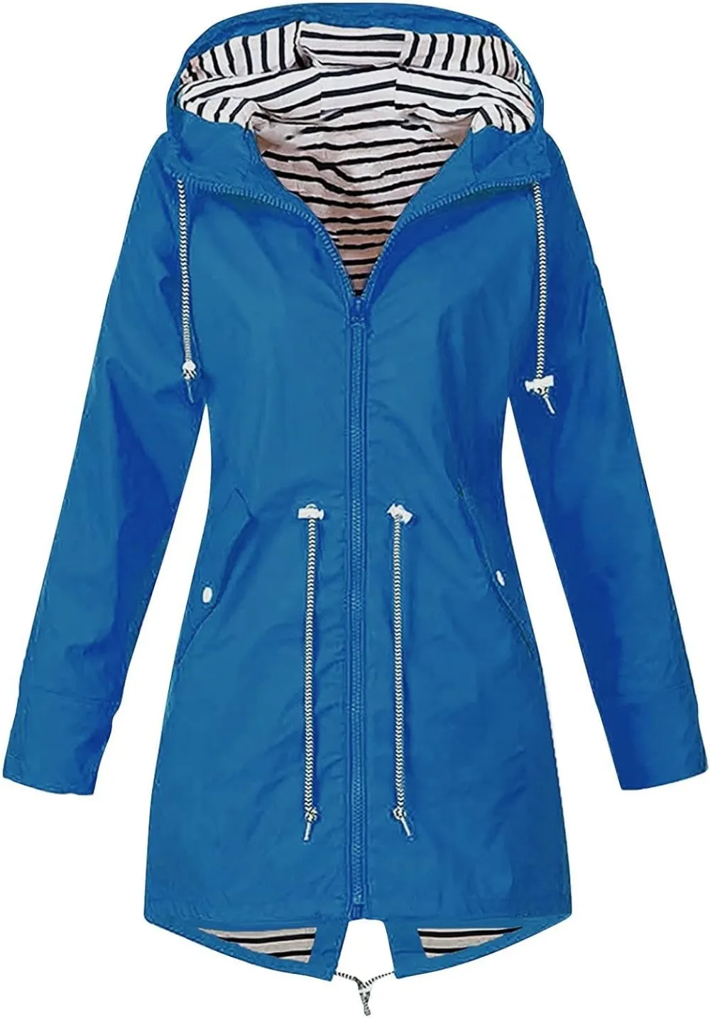 Rain Jackets For Women Waterproof With Hood Lightweight Casual Anorak Travel Hiking Coats with Pockets 720