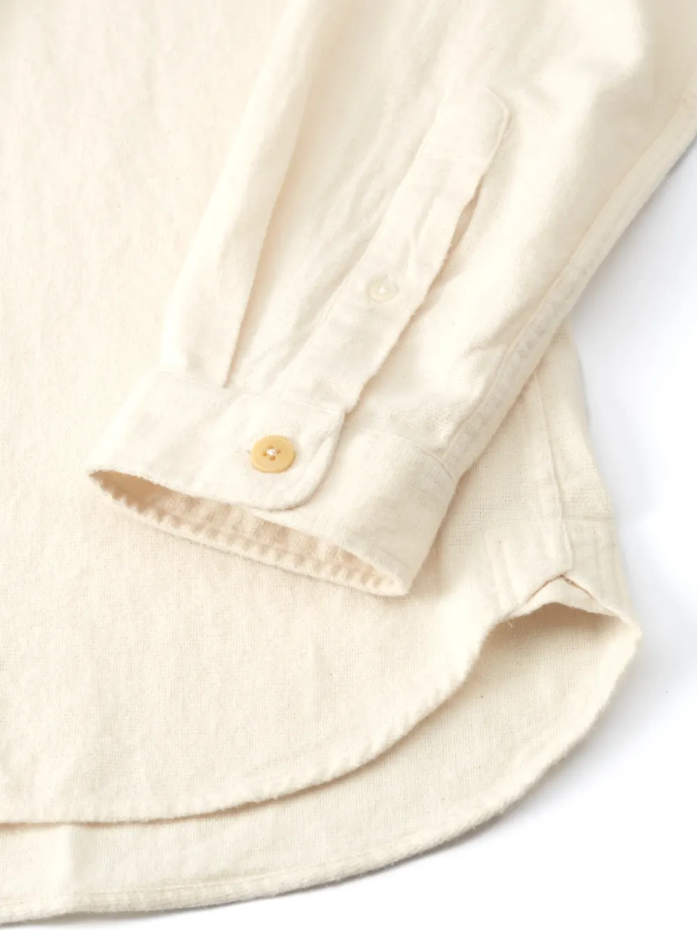 Casual Style Cream Cotton Shirt