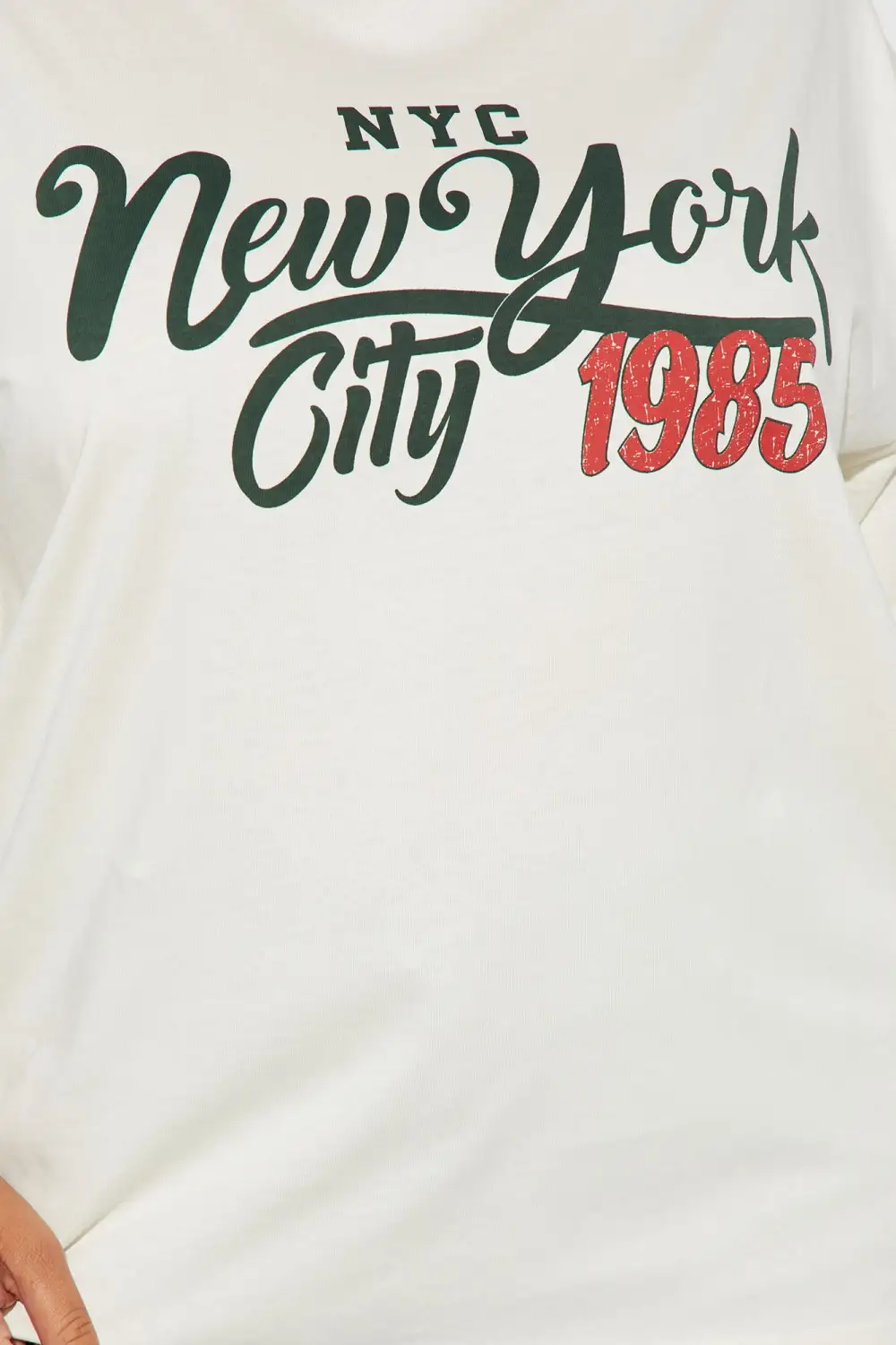New York City Vintage Graphic Tee - Ivory