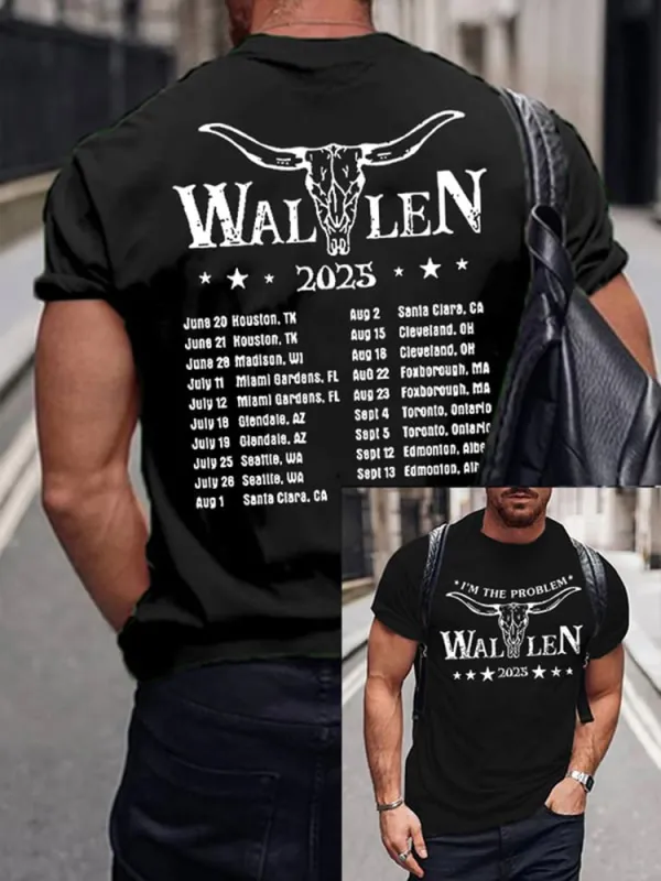 Men'S Shirt Wallwn 2025 T-Shirt