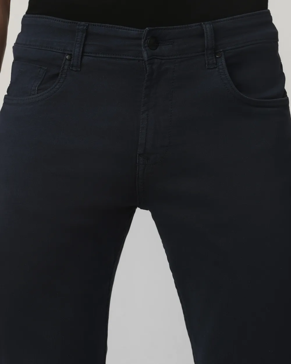 Classic Comfortable Straight Black Jeans