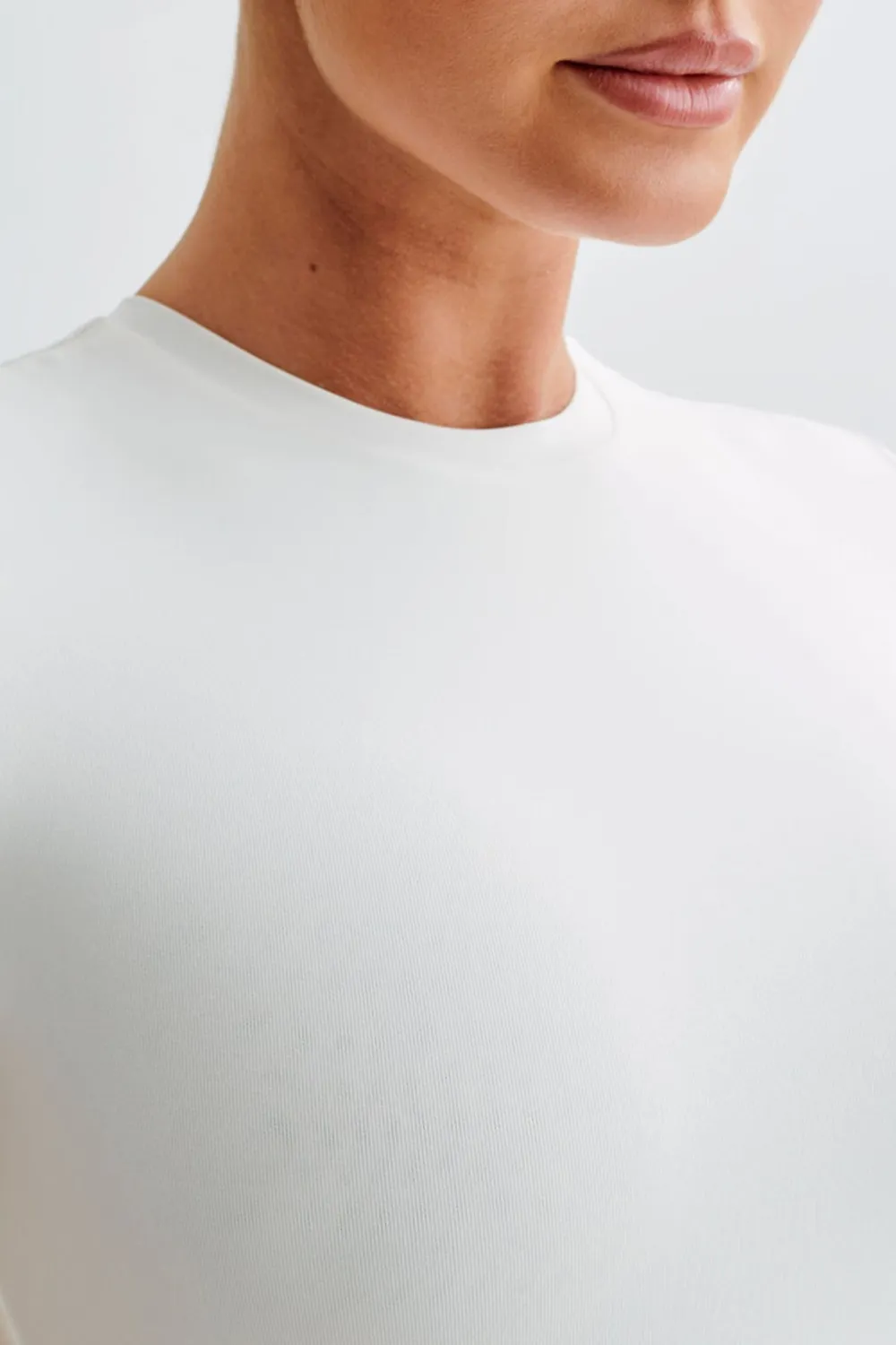 Crew Neck Short Sleeve Bodysuit